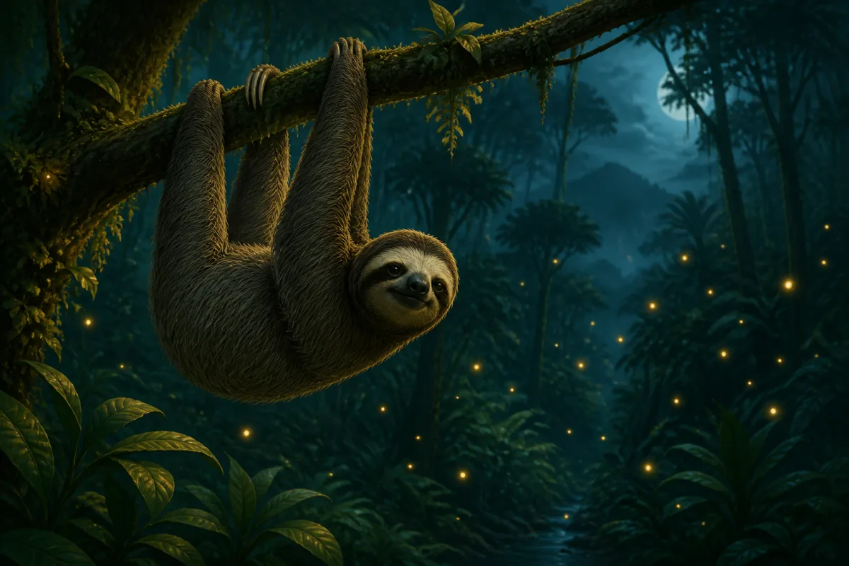 Ilustração com animais curiosos do Brasil como tatu-bola, pirarucu e joão-de-barro